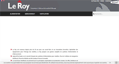 Desktop Screenshot of le-roy.fr